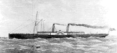 The paddle steamer Princess Alice