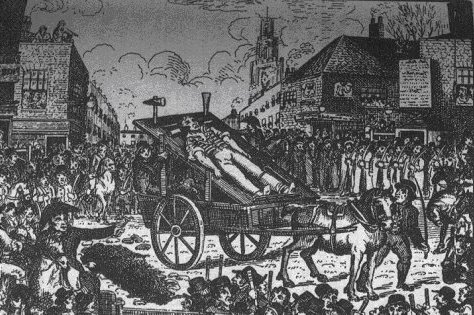 The procession of Williams' Body