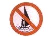 No windsurfing